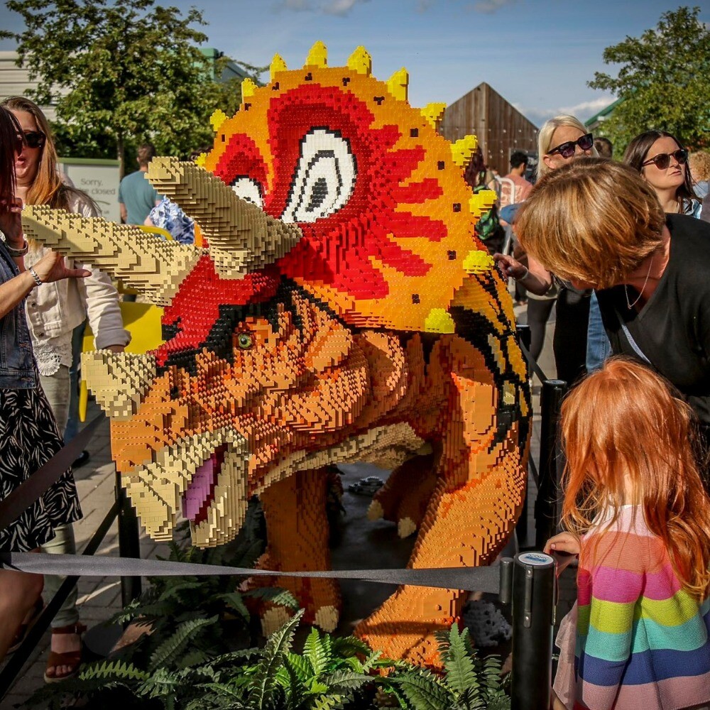 Dinosaur Brick Trail Extended at The Valley Evesham | Aztec Adventure The Lost Valley