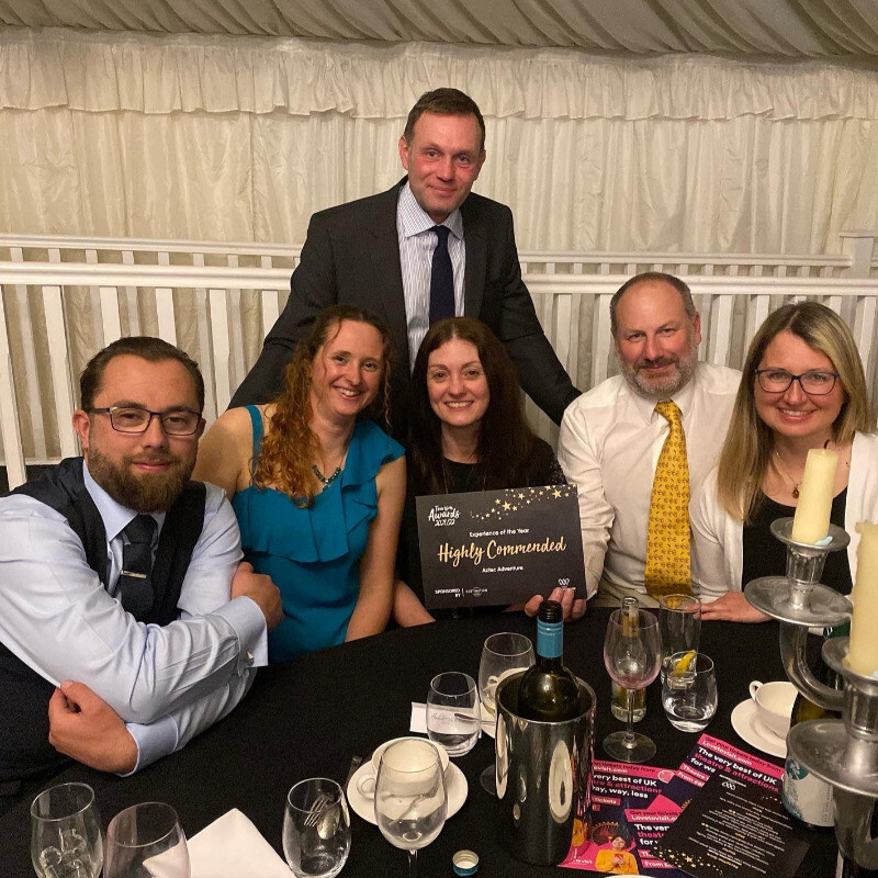Aztec Adventure Highly Commended in the Visit Worcestershire Tourism Awards 2021/22