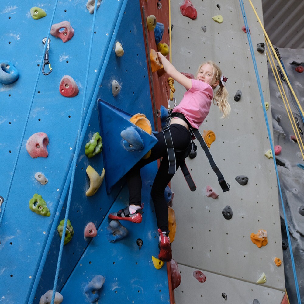Girl climbing