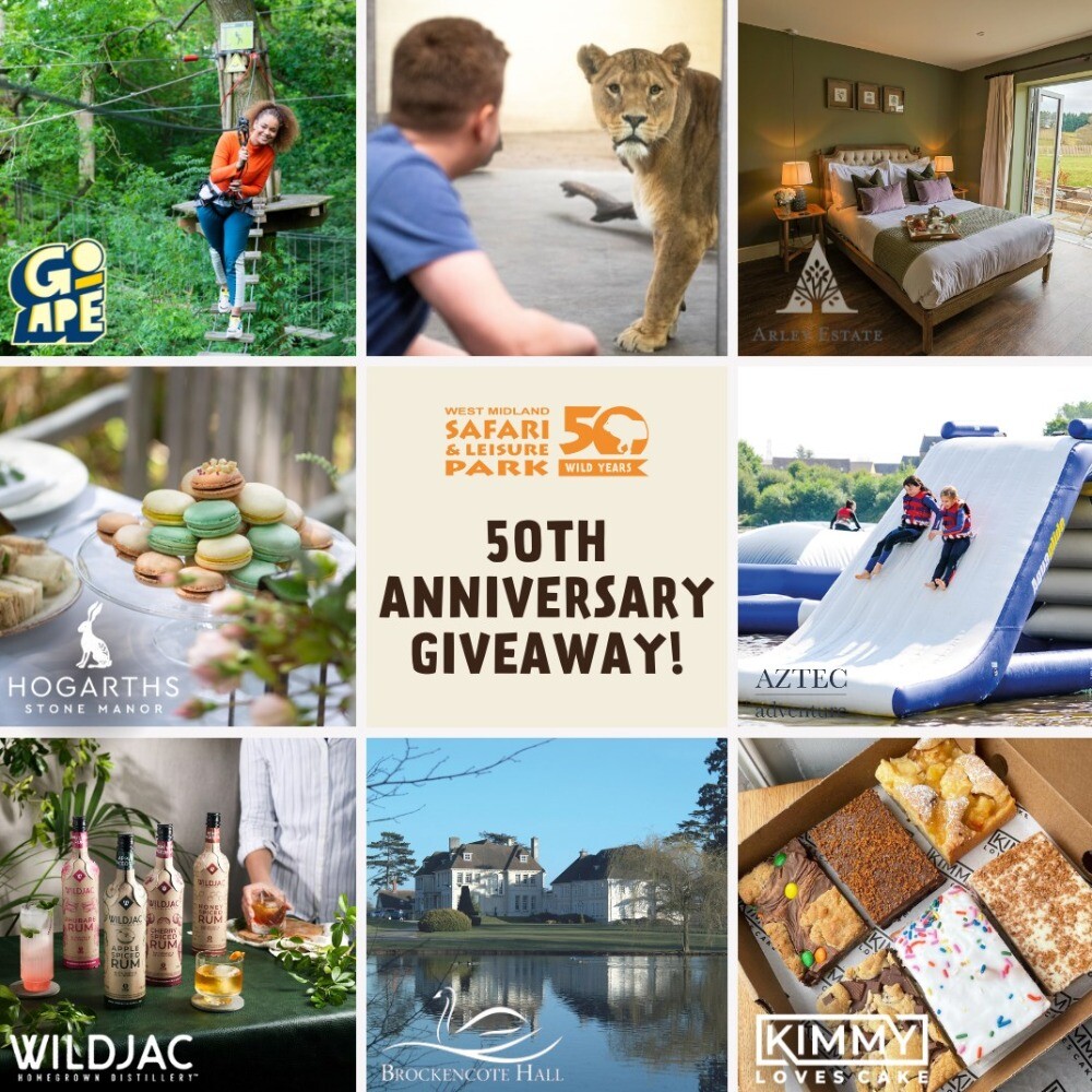west midland safari park 50th anniversary giveaway