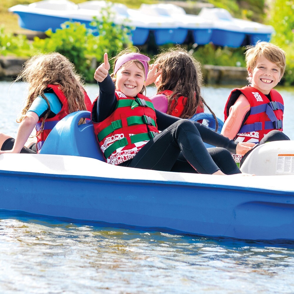 Pedal boat hire at Aztec Adventure Lower Moor