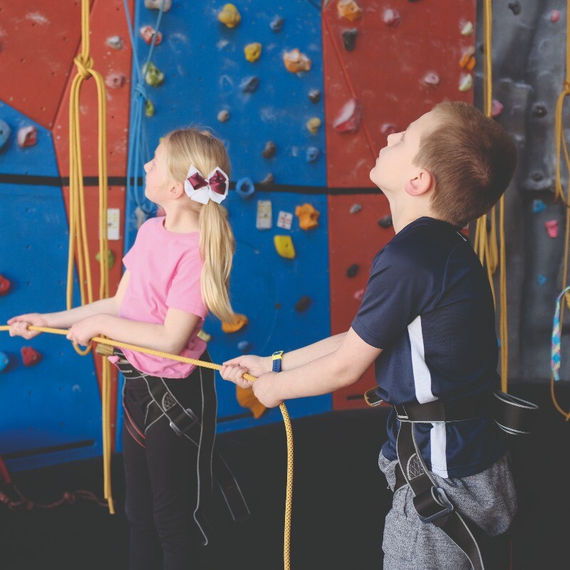 Aztec Adventure Children's Courses NICAS Climbing