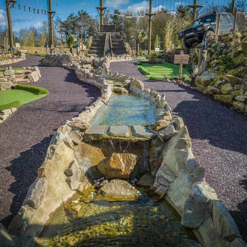 adventure golf and aerial adventure at the lost valley