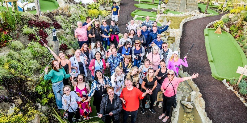 Group Adventures at The Lost Valley Adventure Golf