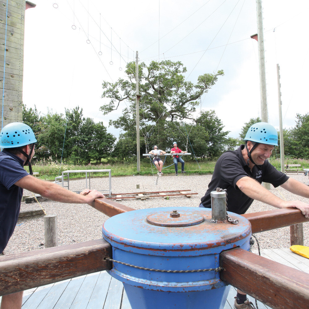 3G swing at Aztec Adventure Upton Warren