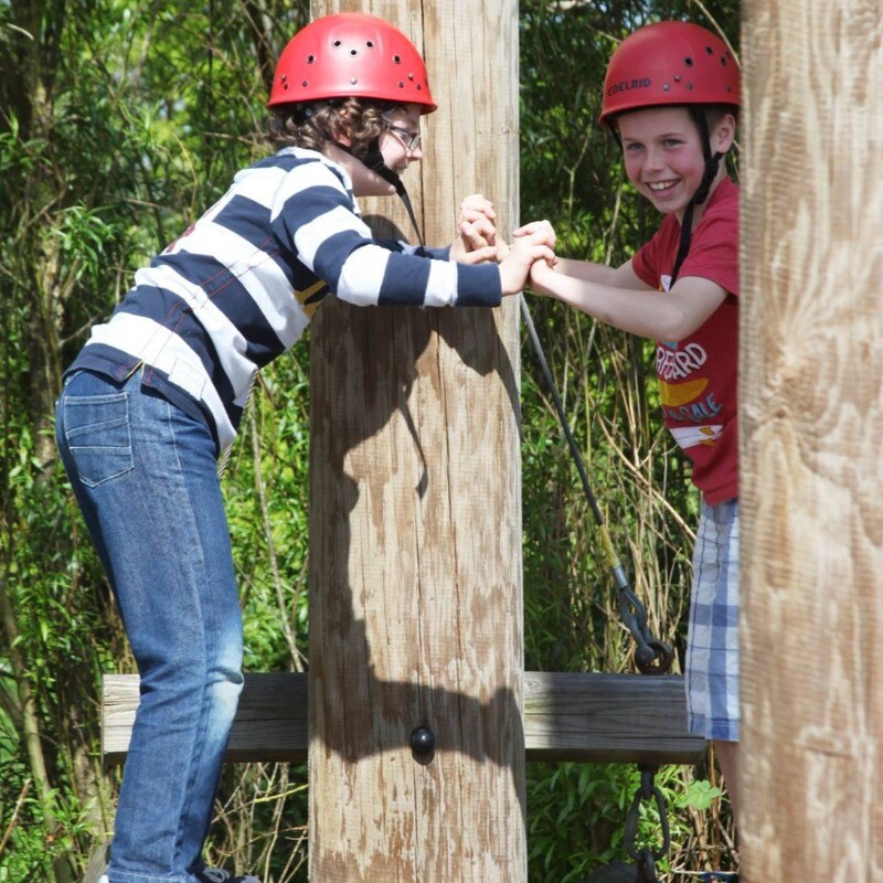 low ropes course at aztec adventure upton warren